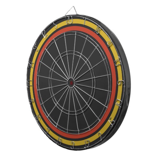 Cible De Fléchettes Rouge jaune (Devant droit)