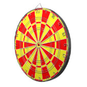 Cible De Fléchettes Rouge & Jaune (Devant droit)