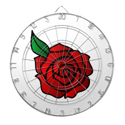 Cible De Fléchettes Rouge Rose métal Cage Dartboard (Devant)