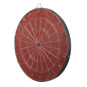 Cible De Fléchettes Rouge Uni (Devant droit)