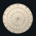 Cible De Fléchettes Rouge uni beige clair<br><div class="desc">Design beige clair crème et uni.</div>