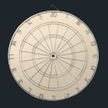 Cible De Fléchettes Rouge uni beige clair<br><div class="desc">Design beige clair crème et uni.</div>