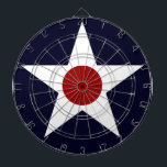 Cible De Fléchettes Roundel d'aéronef militaire américain - 241102-K<br><div class="desc">Roundel d'aéronef militaire américain - 241102- K. Army Air Force National Star and Bars Insignia.</div>