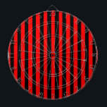 Cible De Fléchettes Ruby Black<br><div class="desc">Ruby Black est un design simple de bandes noires et rouges qui convient à toutes les occasions et à tous les objets. Cette image est disponible sur une variété d'autres produits, il suffit de cliquer sur le lien sous la photo près de "About this Design".</div>