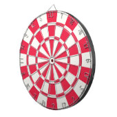 Cible De Fléchettes Ruby Rouge et blanc (Devant droit)