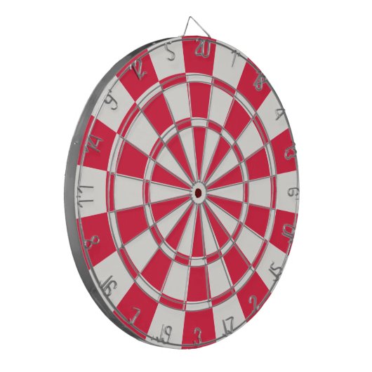 Cible De Fléchettes Ruby Rouge et blanc (Devant gauche)