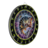 Cible De Fléchettes Rustic Bass Art pour les amateurs de jeu (Devant gauche)