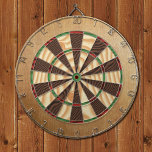 Cible De Fléchettes Rustic Lodge<br><div class="desc">Panneau de fléchettes en bois rustique.</div>