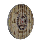Cible De Fléchettes Rustic western Saloon bar dart board (Devant gauche)