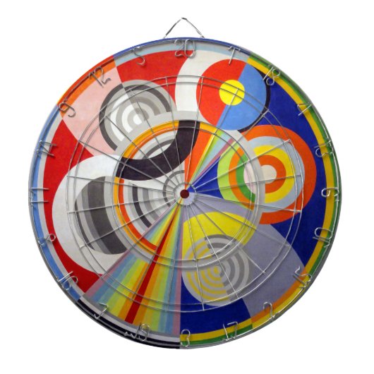 Cible De Fléchettes Rythme n° 1 | Robert Delaunay | (Devant)