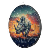 Cible De Fléchettes Safari Sunset Rhino (Devant droit)