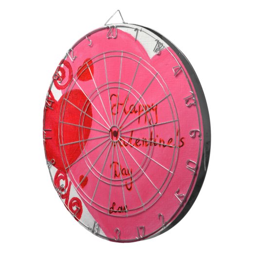 Cible De Fléchettes Saint Valentin (Devant droit)