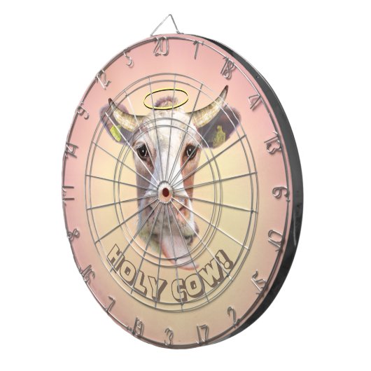 Cible De Fléchettes Sainte vache ! (Devant droit)