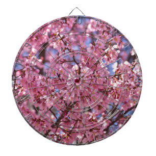 Cible De Fléchettes Sakura Pink Cherry Blossom Sky