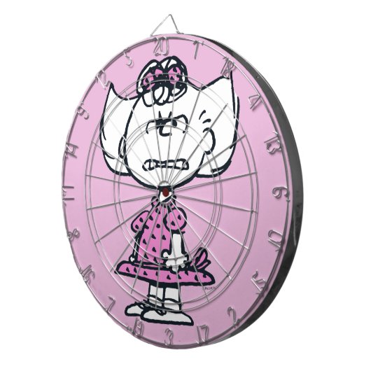 Cible De Fléchettes Sally en colère (Devant droit)