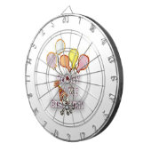 Cible De Fléchettes Salutation d'anniversaire : Joyeux Bro d'anniversa (Devant droit)