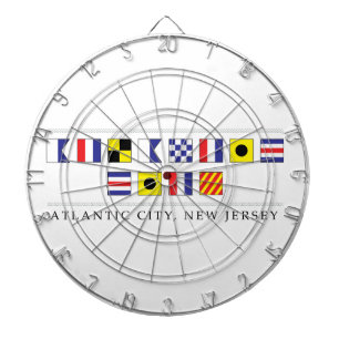 Cible De Fléchettes Salutations de Atlantic City