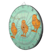 Cible De Fléchettes Salutations de Pâques Chicks Vert (Devant droit)