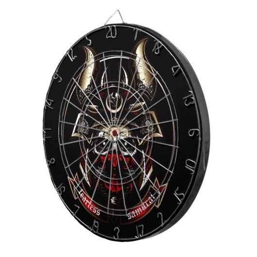 Cible De Fléchettes Samurai sans peur (Devant droit)