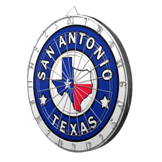 Cible De Fléchettes San Antonio Texas (Devant droit)