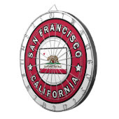 Cible De Fléchettes San Francisco la Californie (Devant droit)