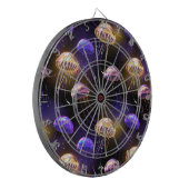 Cible De Fléchettes Sans joint avec méduse éclatante (Devant gauche)