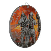 Cible De Fléchettes Sapeurs-pompiers combattant un feu (Devant gauche)