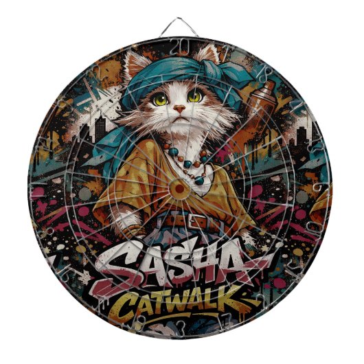 Cible De Fléchettes Sasha Catwalk Dartboard (Devant)