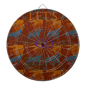 Cible De Fléchettes Savannah Safari Lets Go Zebra Hakuna Matata mot