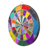 Cible De Fléchettes Sélecteur de couleurs de l'artiste Hex Abstrait (Devant droit)