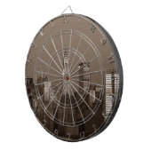 Cible De Fléchettes Sepia New York (Devant droit)