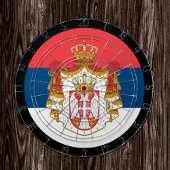 Cible De Fléchettes Serbia Flag Dartboard & Serbian / game board