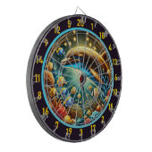 Cible De Fléchettes Serene Waters Dauphin Dartboard Design (Devant gauche)