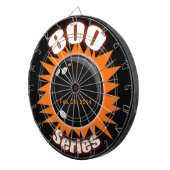 Cible De Fléchettes Série 800 en noir et orange (Devant droit)