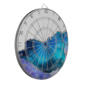 Cible De Fléchettes Série Galaxy Agate Design 4   (Devant gauche)