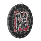 Cible De Fléchettes Serpent Wild Me Black et Red Print (Devant gauche)