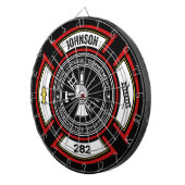 Cible De Fléchettes Service d'incendie AJOUTER LE NOM Pompier Insigne (Devant droit)