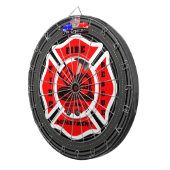 Cible De Fléchettes Service d'incendie personnalisé (Devant droit)