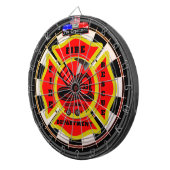 Cible De Fléchettes Service d'incendie personnalisé multicible (Devant droit)