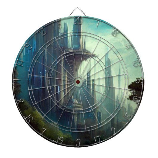 Cible De Fléchettes SF City Forest Planet (3) (Devant)