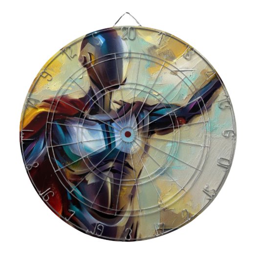 Cible De Fléchettes SF - Héros de l'intelligence artificielle (4) (Devant)