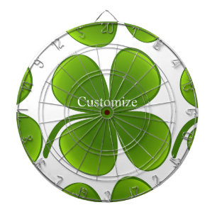 Cible De Fléchettes shamrock vert/noir St Patrick's Day Thunder_Cove