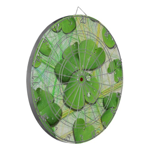 Cible De Fléchettes Shamrock vert St Patrick iPhone 5 Coque-Mate (Devant gauche)