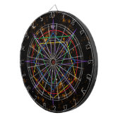 Cible De Fléchettes Sigil de Géométrie Sacrée (Devant droit)