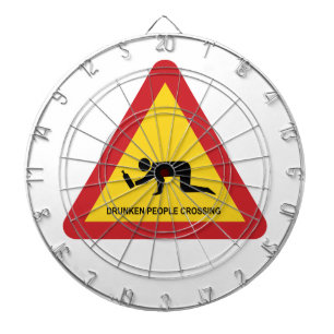 CIBLE DE FLÉCHETTES SIGNE DE TRAFIC DES PERSONNES BLANCHISES