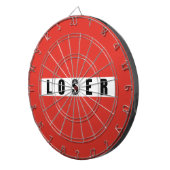 CIBLE DE FLÉCHETTES SIGNE D'INTERDICTION LOSER (Devant droit)