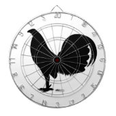 Cible De Fléchettes Silhouette du coq Gamecock (Devant)