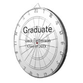 Cible De Fléchettes simple diplôme minimal ajouter nom classe moderne (Devant droit)