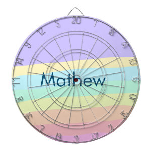 Cible De Fléchettes simple lettre initiale monogramme ajouter votre no