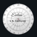 Cible De Fléchettes Simple minimal add your name text place city custo<br><div class="desc">Design</div>